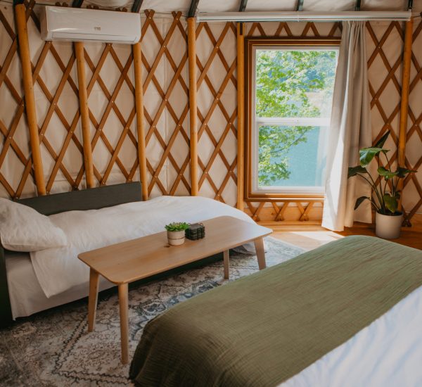 Goldeneye Yurt interior