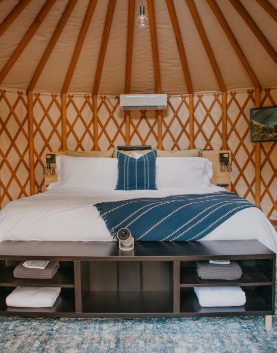 Nuthatch Yurt Interior